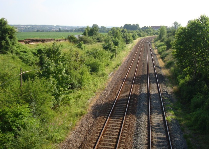 Wundervoller Blick über die Region in der Nähe von Lutherstadt-Eisleben